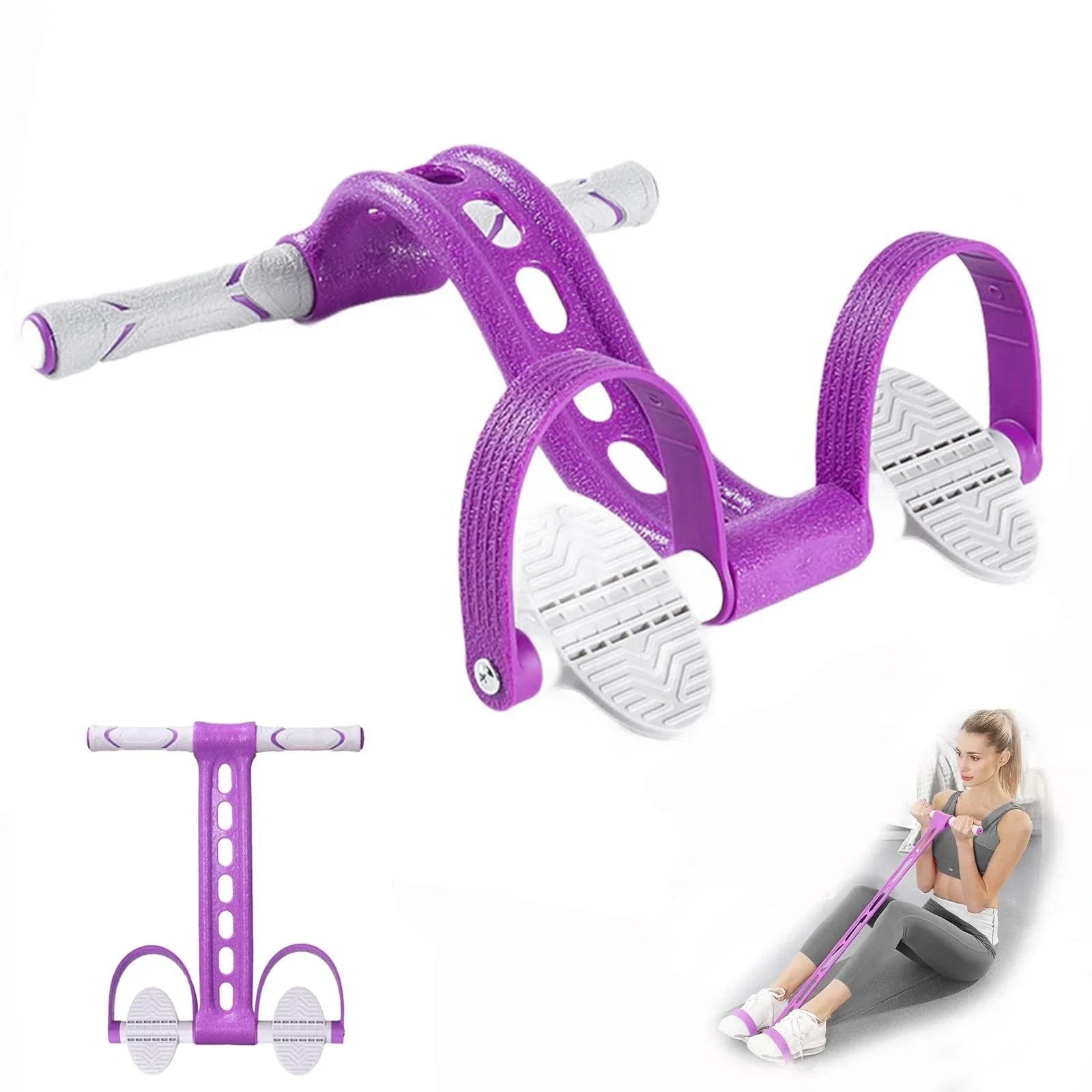 Pedal Resistance Band, Multifunction Yoga Workout Equipment, Sit-up Exercise ...